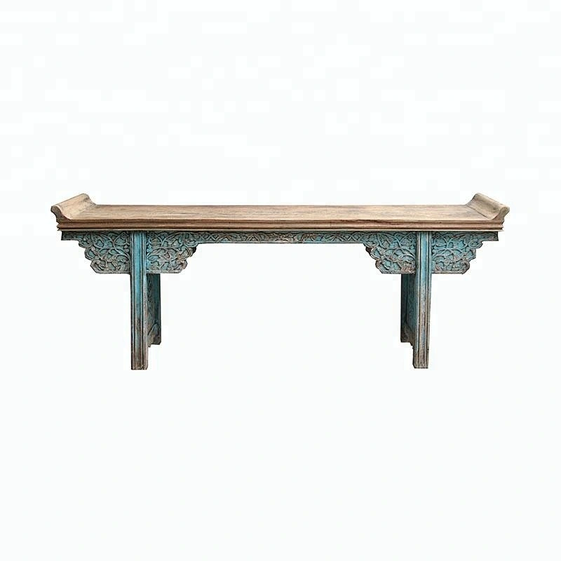 chinese antique rustic old elm altar table living room furniture