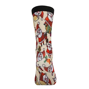 High Technique Printing Crew Sock Christmas Style Women Fashion Sock