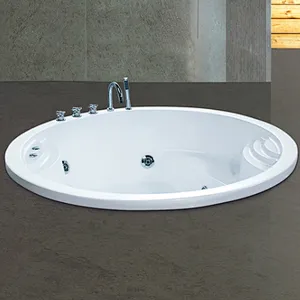Guangzhou Kingsun Approved Simple Soft Acrylic White Bathtub for 150cm