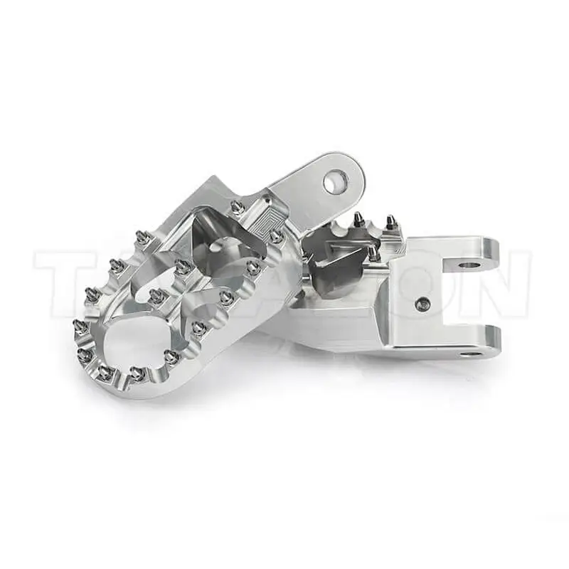 Custom aluminum motorcycle foot rests for Honda African Twin 2016 2017