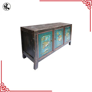 chinese antique reproduction oriental painted furniture