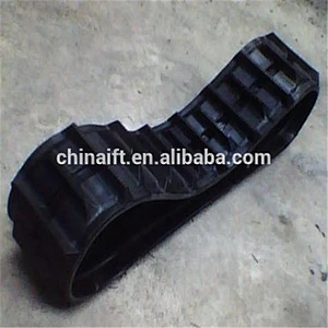 China OEM FACTORY snow rubber track for snow vehicle