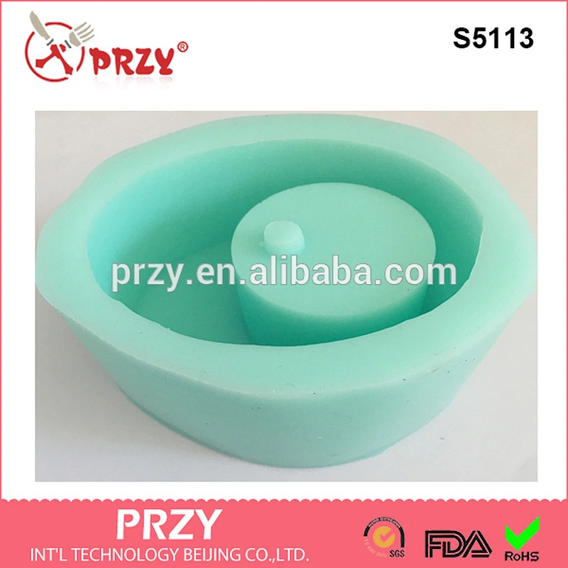 S5113 oval shape silicone mold concrete silicone molds vase silicone mould