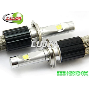 6V-48V 60W XHP70 H7 LED Automotive Headlight Focal Adjustable Fanless L7 6600lm XHP70 LED Car LED Headlight H7 pk G70 P70 V8