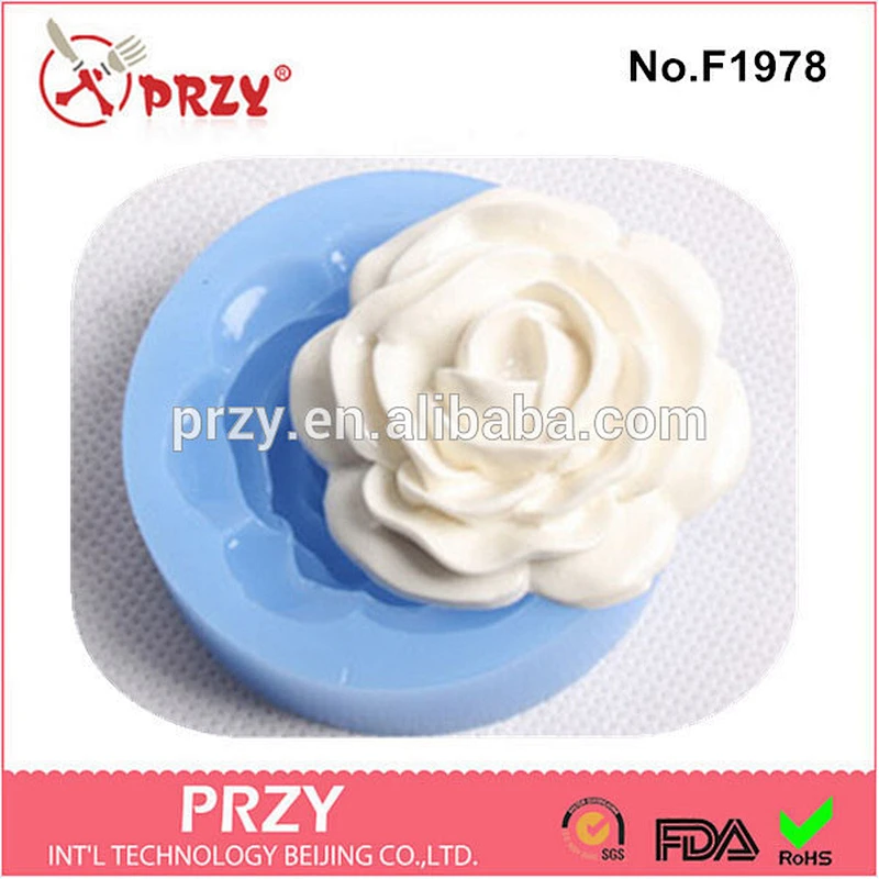 F1978 przy rose shaped cake decorating cupcake topper