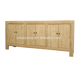 2018 rustic wood kitchen cabinet antique buffet sideboard