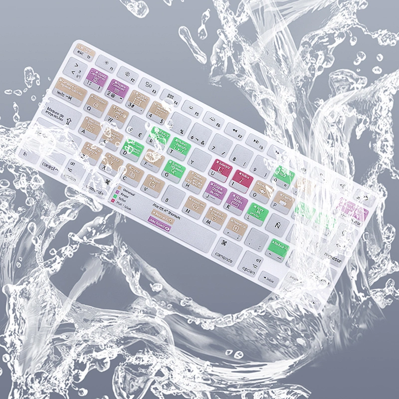 Durable For Mac OSX Hot key Silicone Material Spanish Keyboard Skins silicone keyboard for Macbook Air 13 Cover for macbook