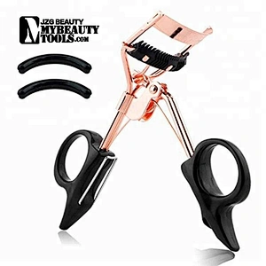 Heated longer eyelash curler silicone pad