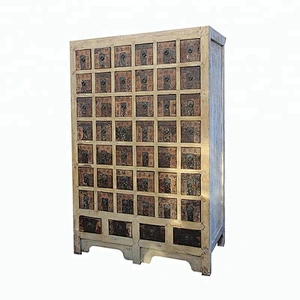 chinese antique distressed storage furniture medicine cabinet