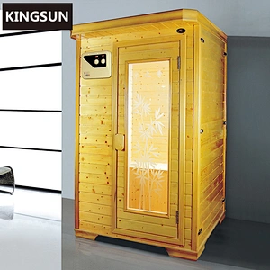 K-7126 Bath Room Sauna Equipment Wood Mini Sauna Room Cheapest