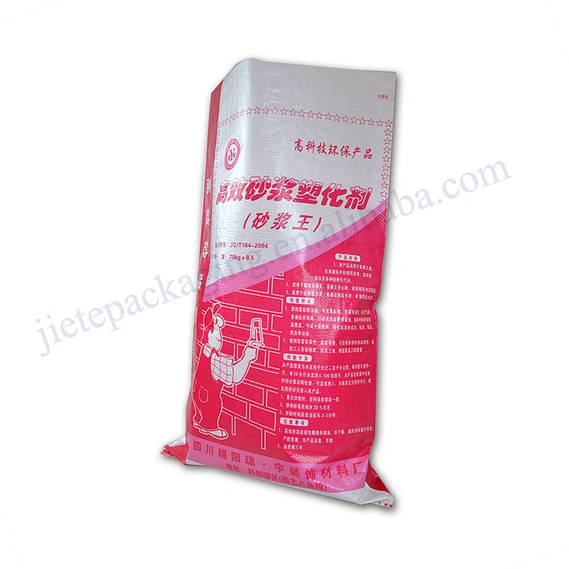 Building use outer wall painting 20kg pp woven portland cement bag for mortar,gypsum powder,wall putty