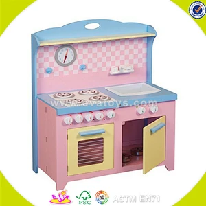 wholesale top quality wooden kids role play kitchen toy popular wooden role play kitchen toy for children W10C040