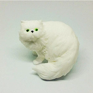 cat shape silicone mold for soap, candle making