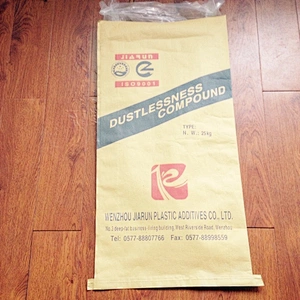 Moistureproof mildew 25kg kraft paper laminated plastic cement bag for dry mortar,tile adhesive,wall putty,gypsum powder