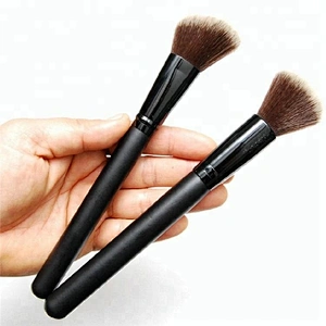 2pcs Private Label Custom Hair Foundation Makeup Brush Set Your Own Brand Name