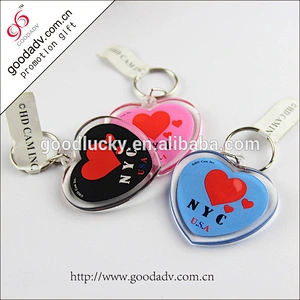 Heart-shaped key chain / slippers keychain / custom acrylic keychain
