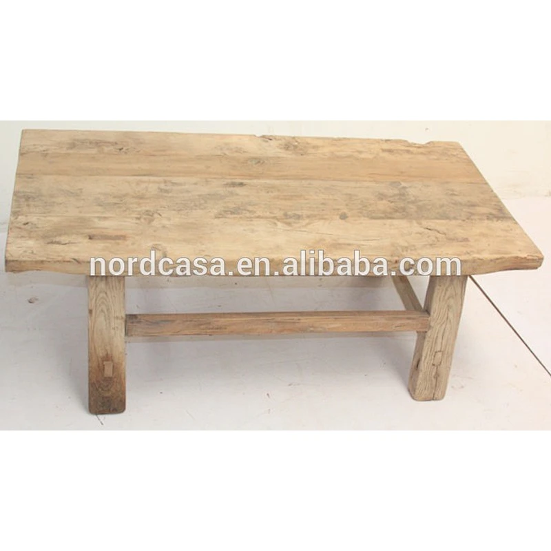Chinese antique recycled wood natural console table