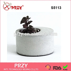 S5113 oval shape silicone mold concrete silicone molds vase silicone mould
