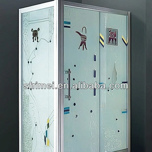 China Manufacture Rectangle Shape Painted Enclosed Shower Room With Acrylic Tray