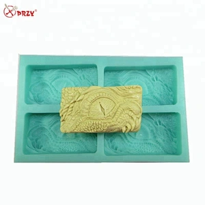 Dragon eyes 4 Cavities Soap molds Ice mould dragon pattern Cake baking mold silicone