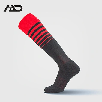 polyester jacquard elastic sport socks wholesale
