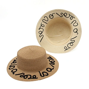 Straw Bowknot Summer Hat Sunbonnet Sun Strawhat For Girl Baby Female, Summer Straw Hat For Girl