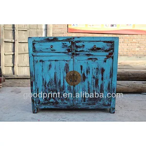 Chinese Antique Vintage Stunning Chest Wooden Cabinet