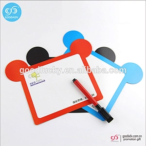 christmas promotions kid's earser marker pen writing board/memo board magnet