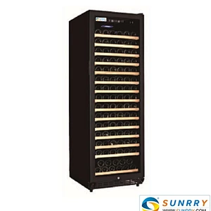 Lowes display wine refrigerators with decorative wood shelves