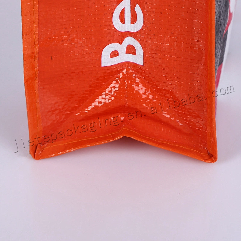 Customized plastic bopp laminated stand up pp woven shopping bag for promotion,market