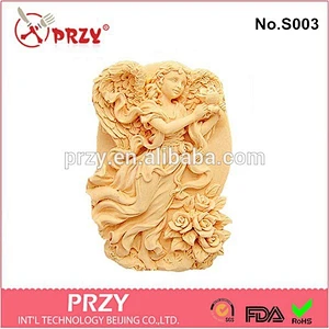 2015 DIY handmade angel silicone molds for soap making