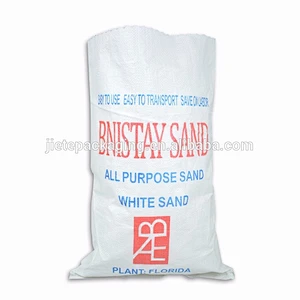 Durable plain polypropylene PP woven fabric sandbag 25kg manufacturers in China