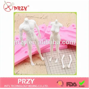 PRZY New design body mold silicone mold male and female full-body mold DIY