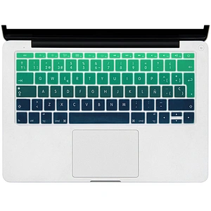 Spanish Custom Silicone Rainbow Keyboard Protector custom silicone keyboard cover For Macbook Retina 12 Keyboard Skin