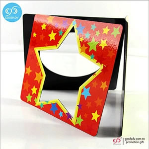 Personalized die -cut promotional custom logo magnetic sexy photo frame