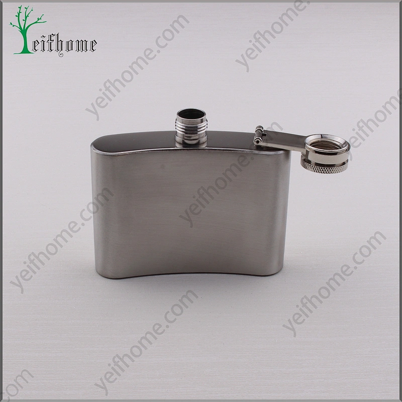 Novelty Portable Flagon Stainless Steel Hip Flask With Funnel Set