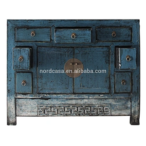 16050707 Chinese Antique Furniture Painted cabinet