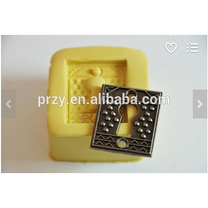 2015 hotsale Rectangle Keyhole Plate cake decor silicone cake mold