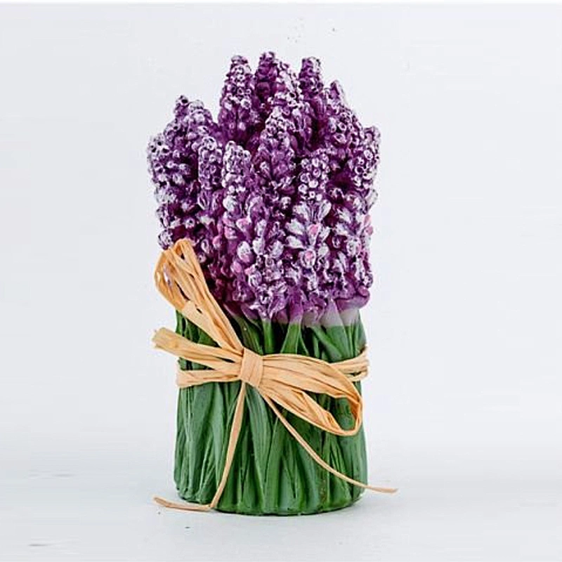 S9094 3d Lavenders Bouquet Silicone Mold Lavender Candle Molds Flowers Soap making Mould Provence Flowers Mold for Country Style