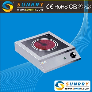 2018 New Design build in single burner electric cleaning glass ceramic induction hob