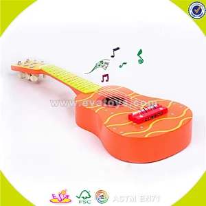 wholesale baby wooden toy guitar high quality kids wooden toy guitar cheap children wooden toy guitar W07H036