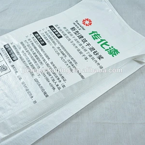 Agriculture and industrial use bopp laminated construction cement, putty, mortar pp woven bag with valve port