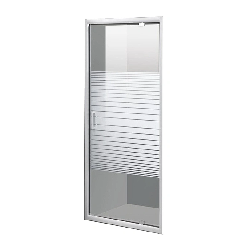 Low Price Shower Screen Glass With Pattern Shower Glass Door
