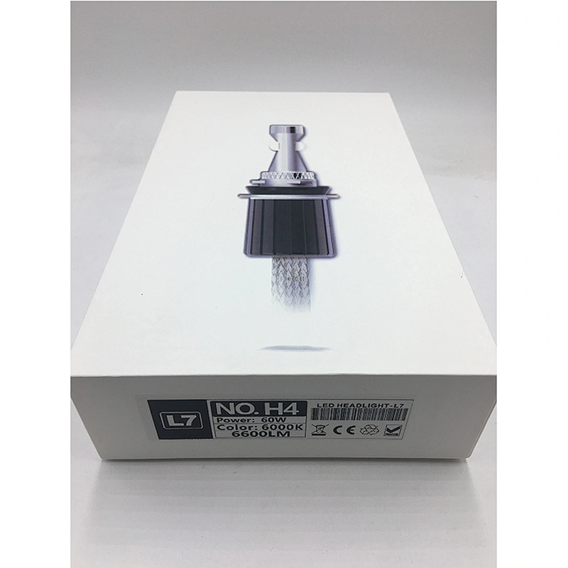 LED car headlight 6000k 6600lm light led automotive bulb L7 h4 accessories auto parts led headlight bulb for car