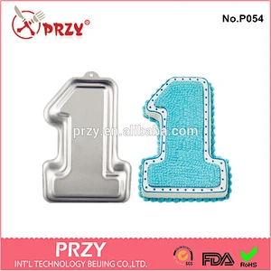 metal cake bakeware / number shaped cake baking pan
