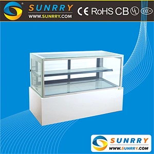 1 to 2 Layers Electric Cake Display Turntable with Marble Finish Base (SY-CS250R SUNRRY)