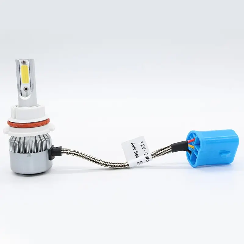 Lightech Wholesale 12V 9004 9007 High Low Luces led C6 Light bulbs COB Lamp for Cars