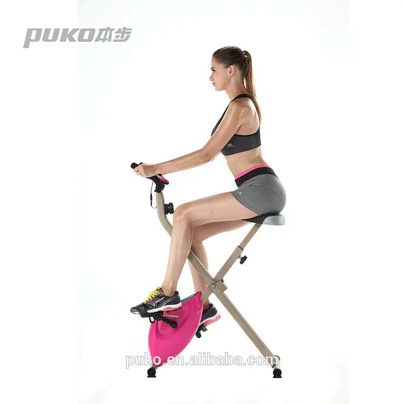 easy Folding X magnetic exercise bike for home use/ magnetic exercise bike x bike with back seat