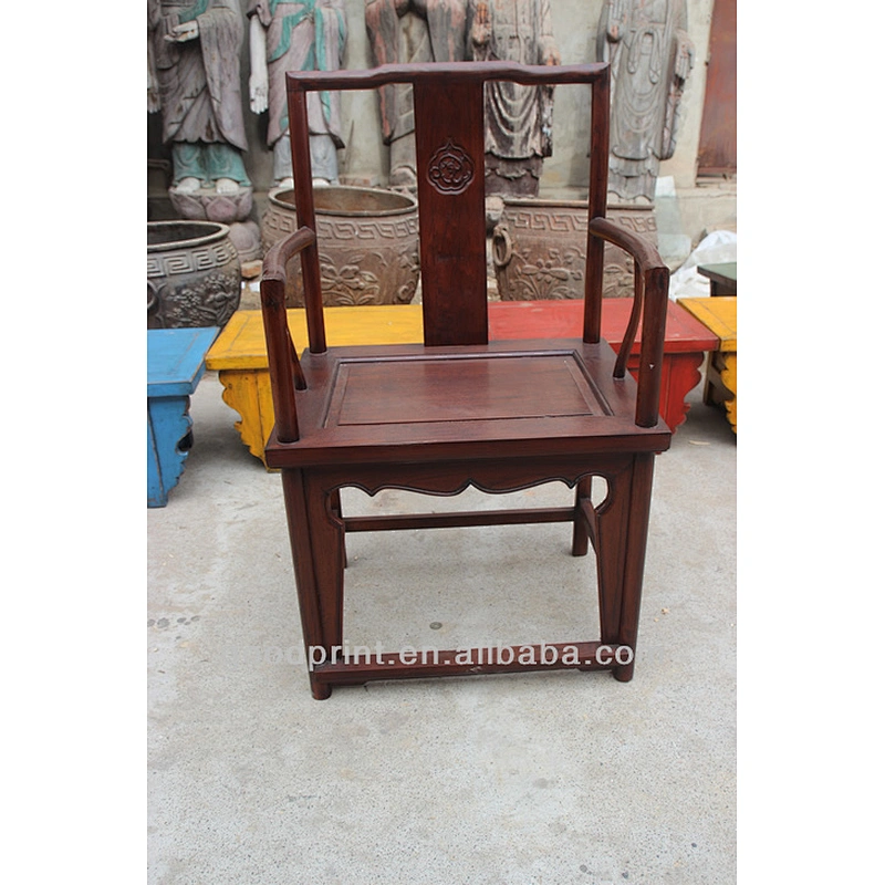 Hand Carved Solid Wood Chinese Antique Armchair