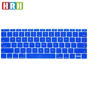 Colored Laptop Keyboard Skin US Silicone Keyboard Cover Film custom keyboard skin For Macbook 12 a1534 skins